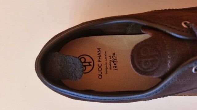 Quoc Pham クオック ファム DERBY SUEDE BROWN EU43