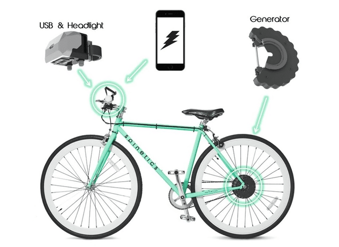 Bicycle generator phone charger sale