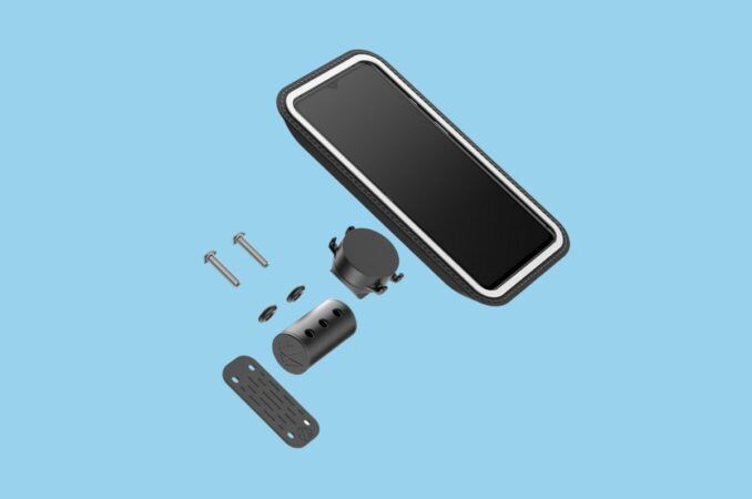 Shapeheart - Magnetic Bike Phone Holder , Anti Vibration , Waterproof Phone Holder For Bike , 360° Orientation