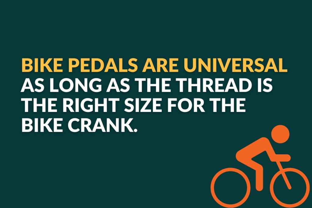 Are Bike Pedals Universal Bicycle Pedal Size Guide