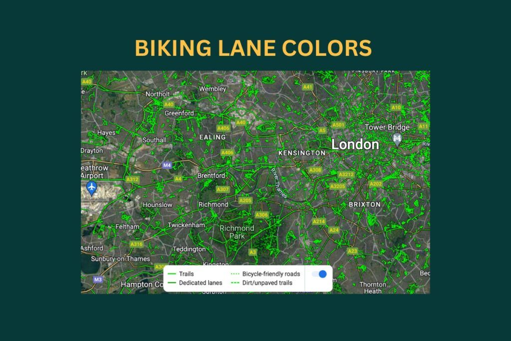 Show bike lanes on google maps on sale