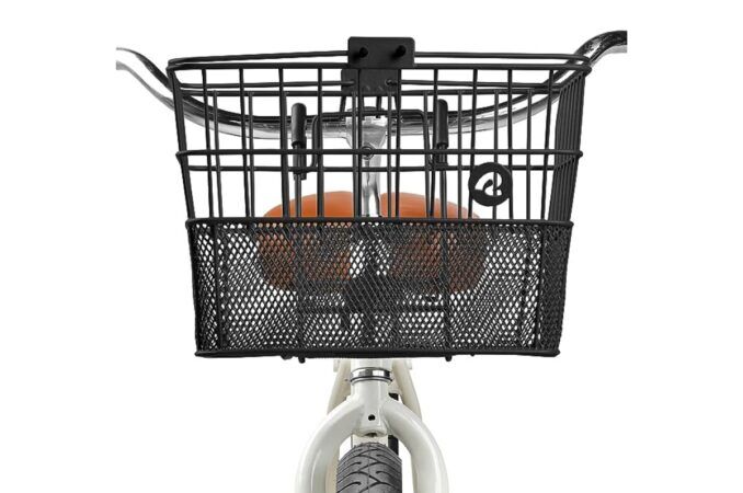 thumbnail image 2 of TOYANDONA Front Bike Basket Metal Storage Basket For Bicycle 2 of 12