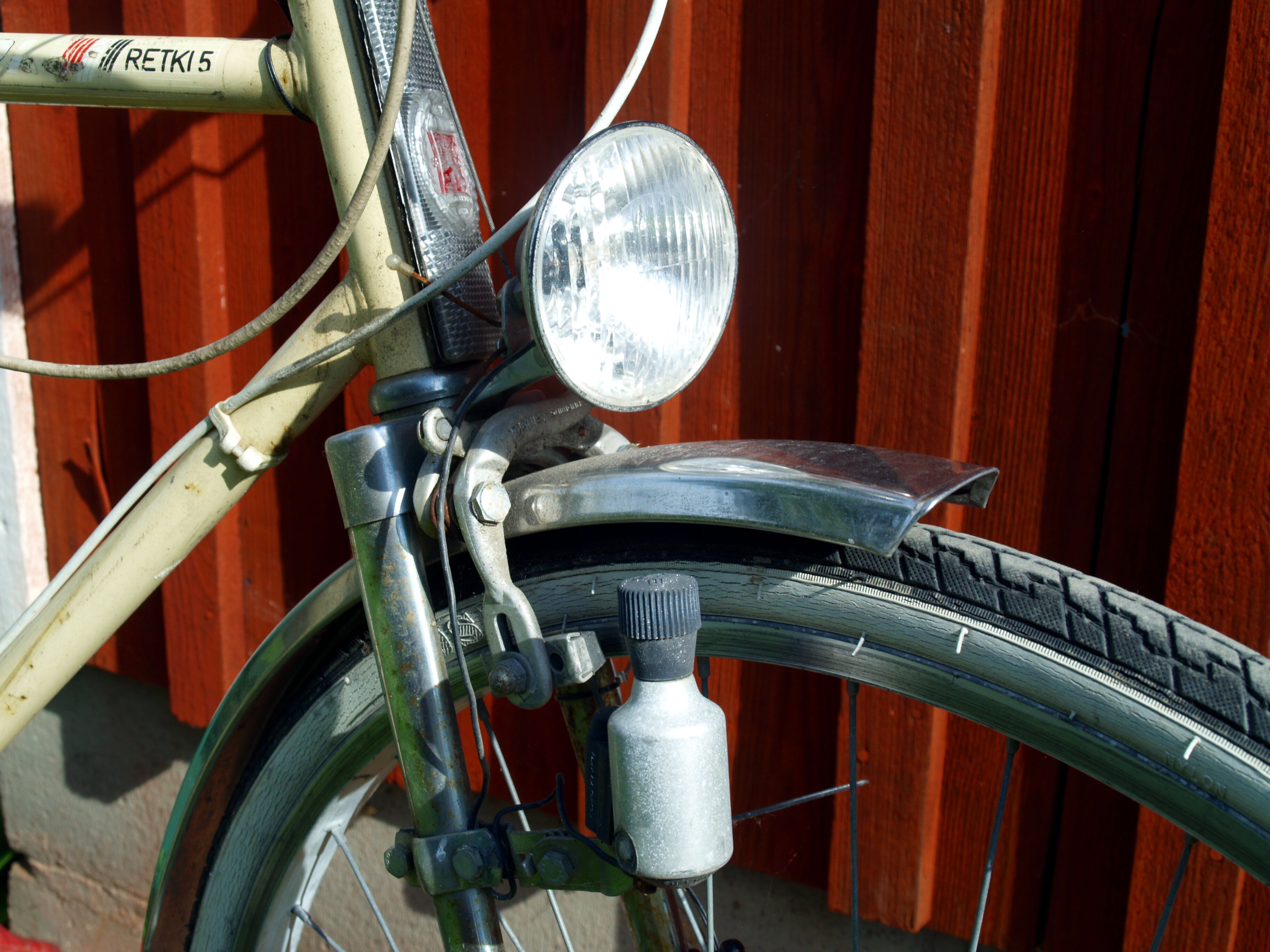 Vintage Enduro Bike Lights Headlight For Bicycle X7JD Retro